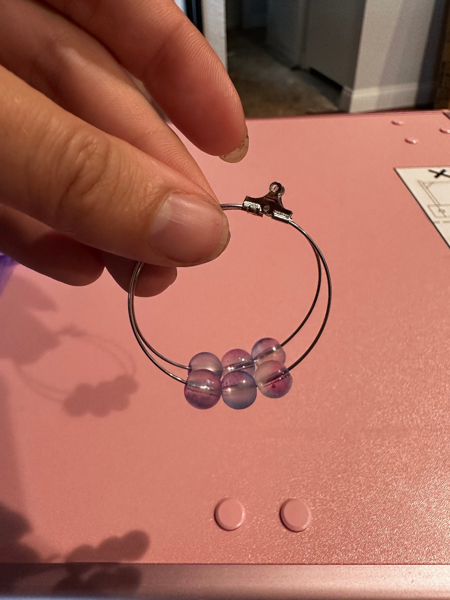 Handcrafted Mystery Hoop Earrings