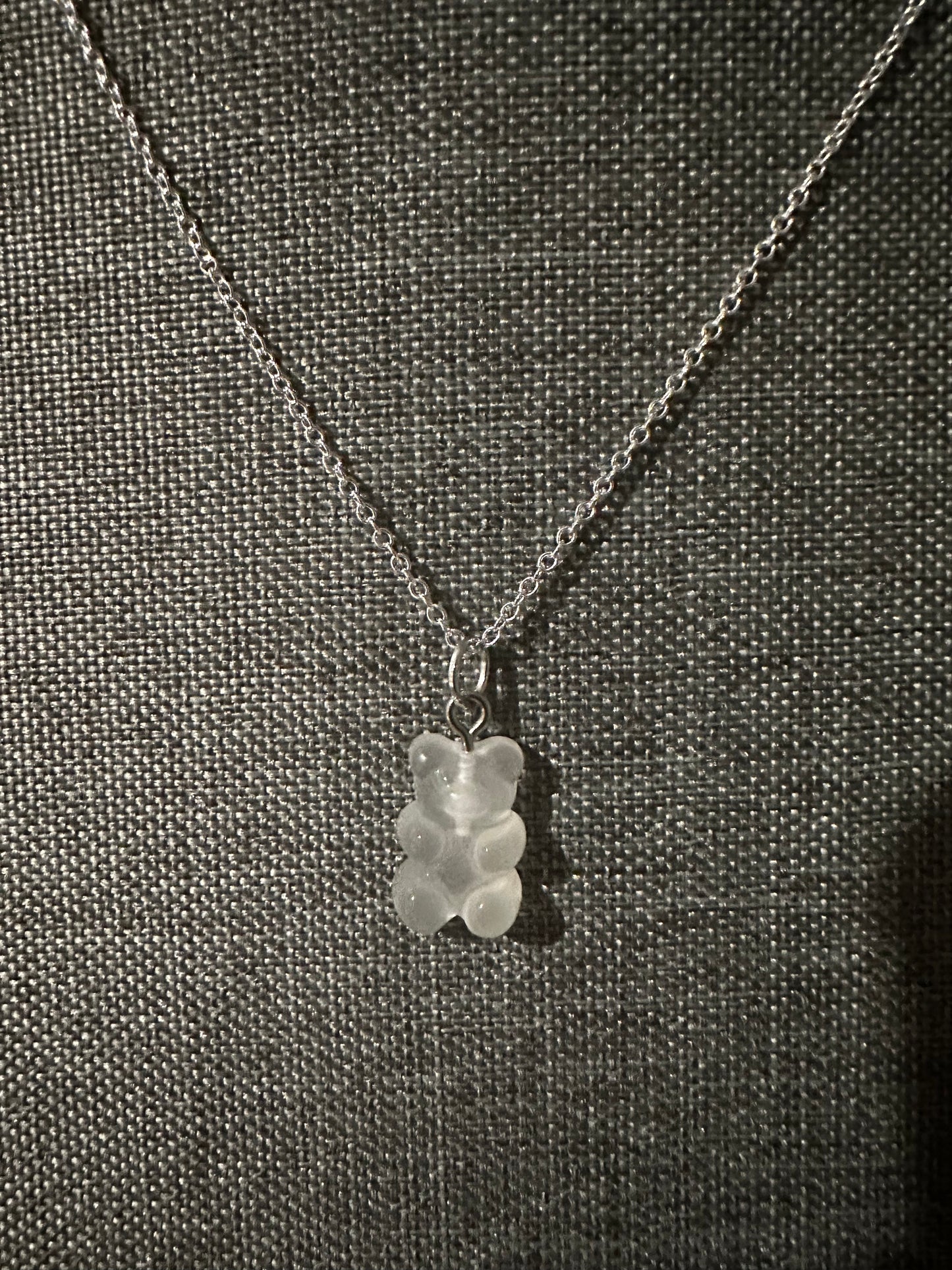 Handcrafted Glowing Gummy Bear Necklace