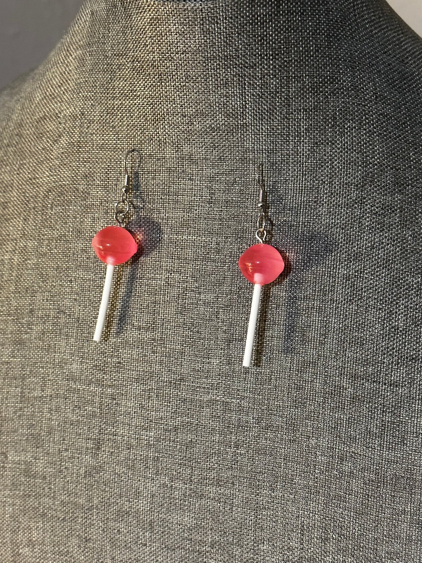Handcrafted Bubblegum Lollipop Earrings