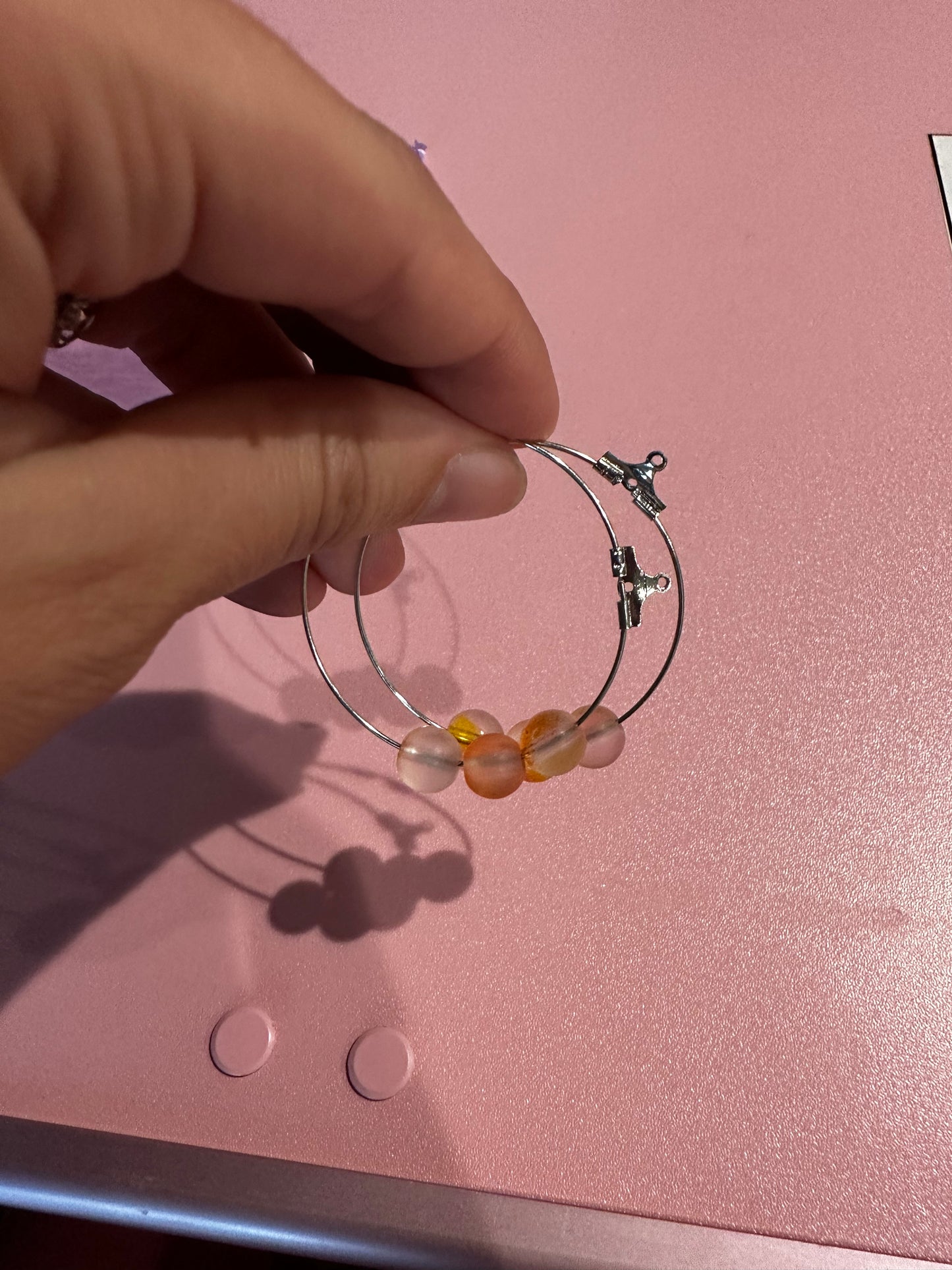 Handcrafted Mystery Hoop Earrings