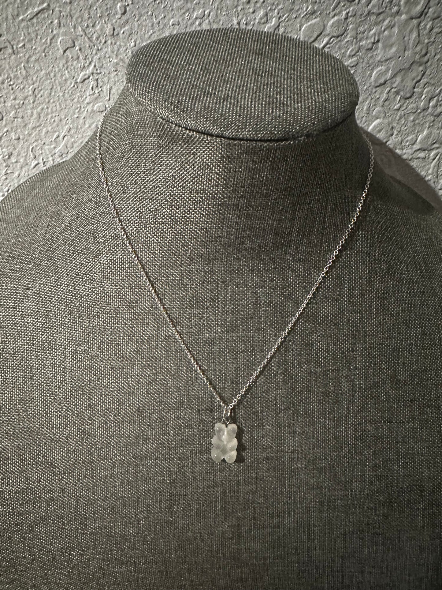 Handcrafted Glowing Gummy Bear Necklace