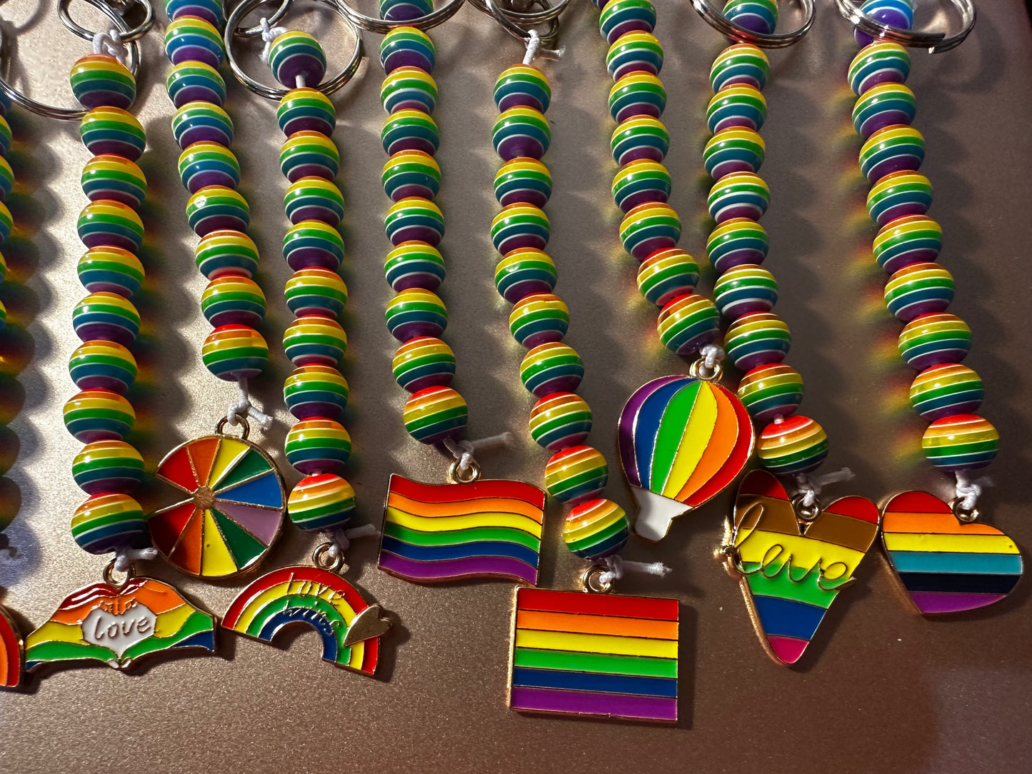 Handcrafted Mystery LGBTQ+ Keychain