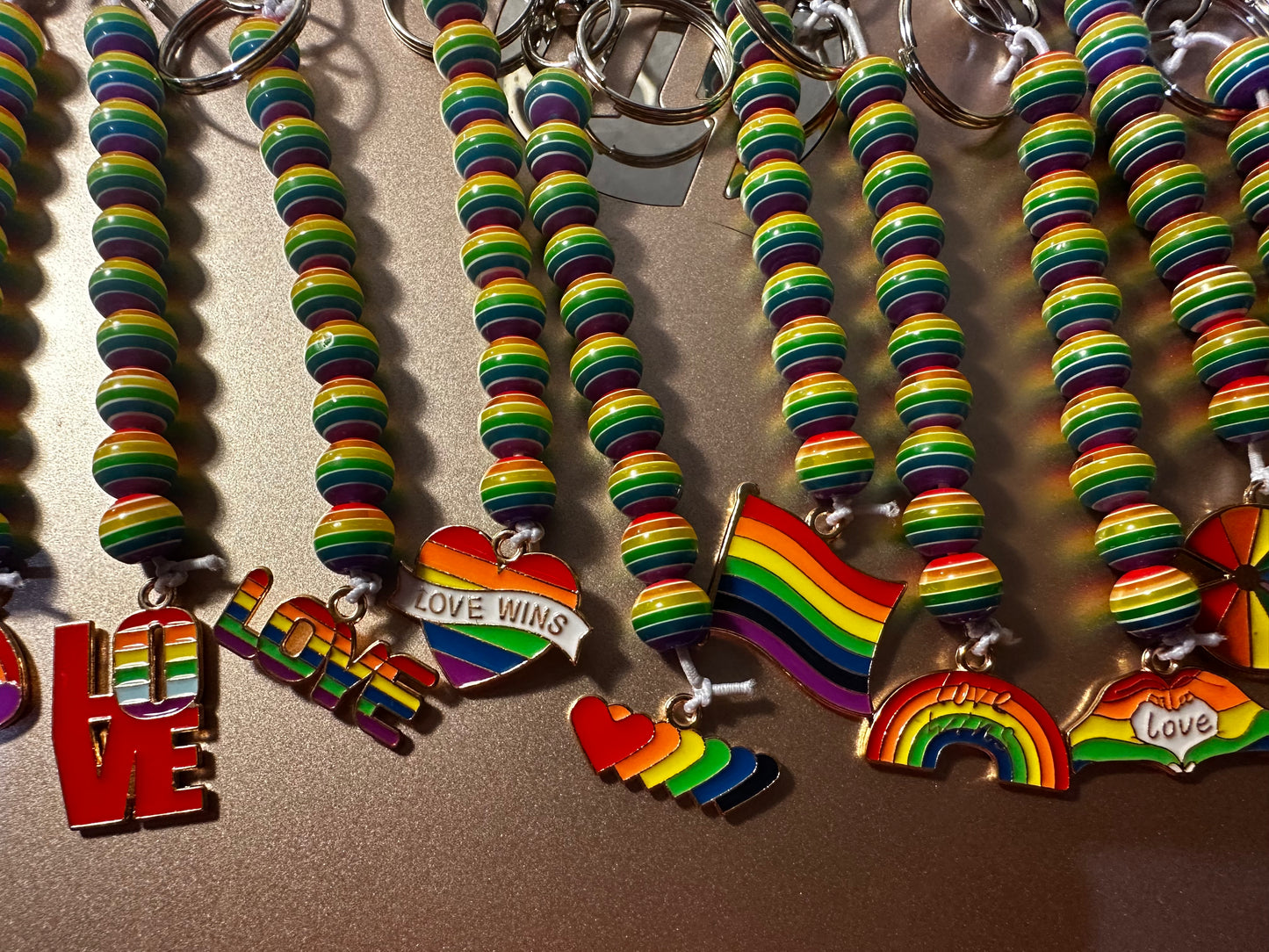 Handcrafted Mystery LGBTQ+ Keychain