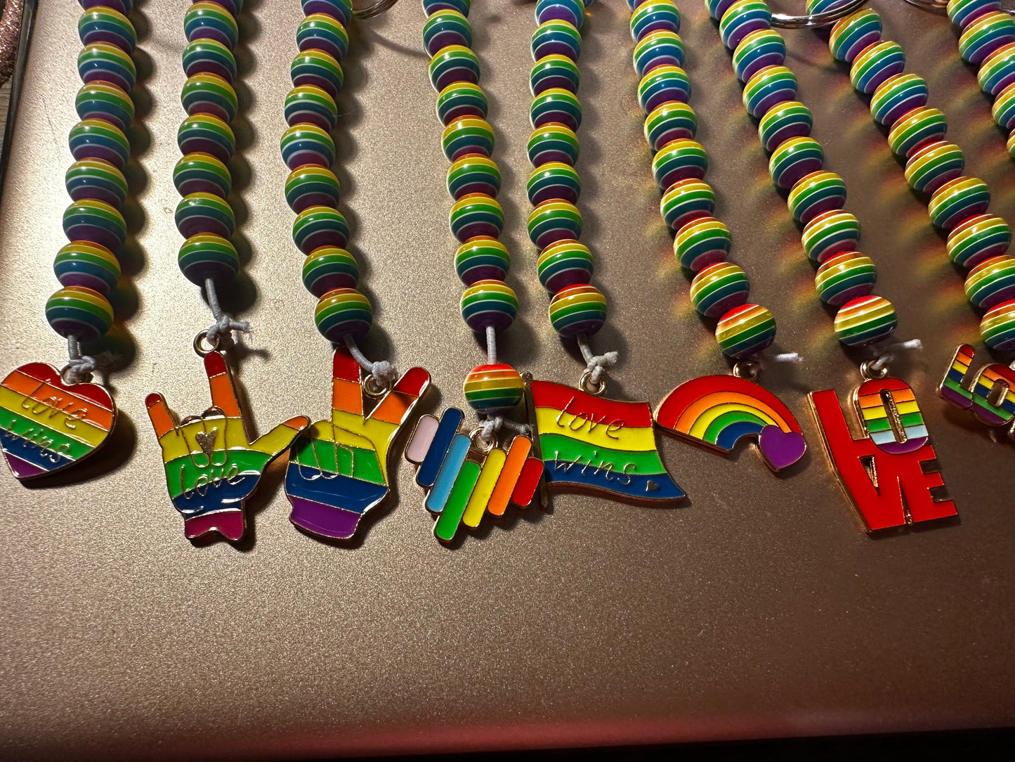 Handcrafted Mystery LGBTQ+ Keychain
