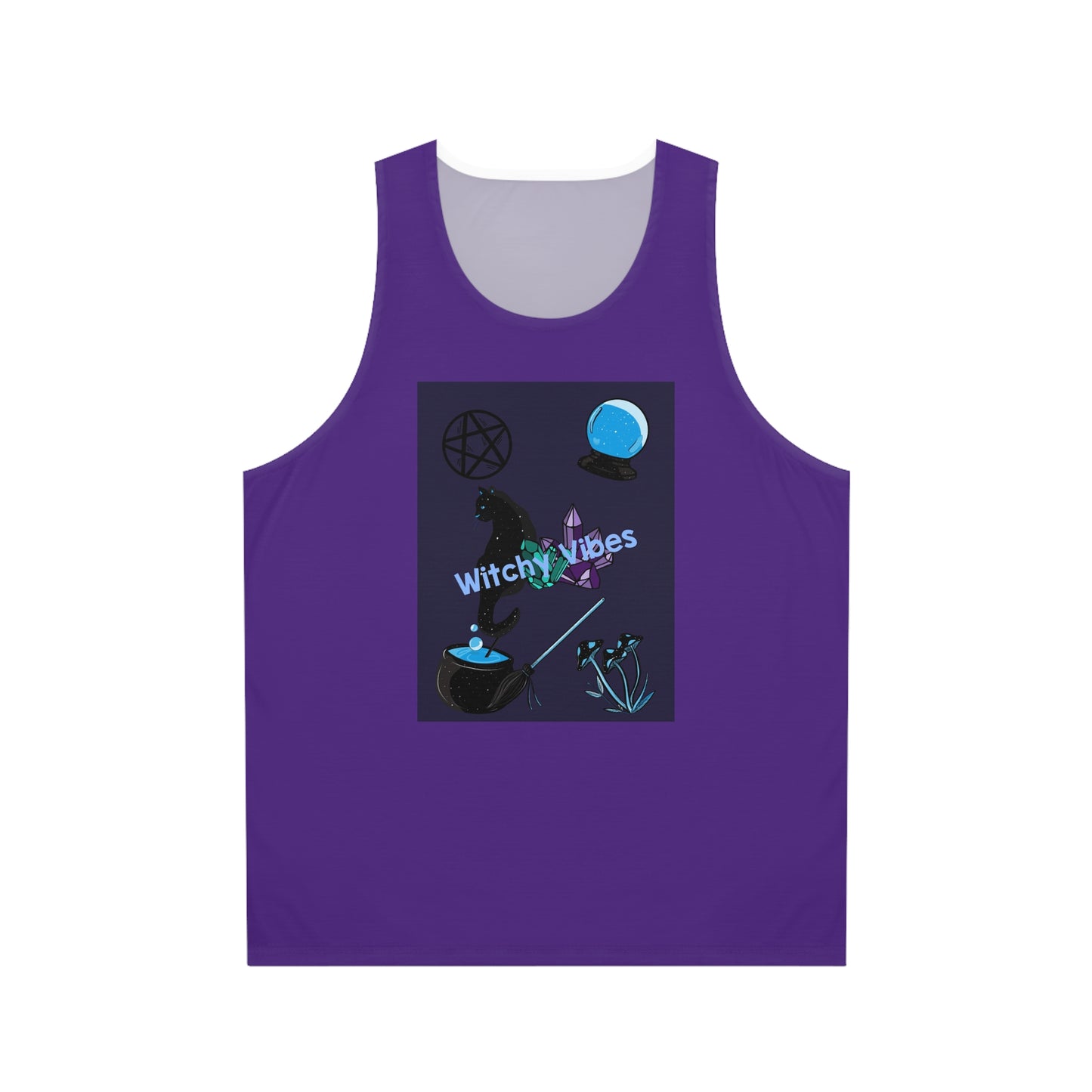 Witchy Vibes Unisex Tank Top (AOP)