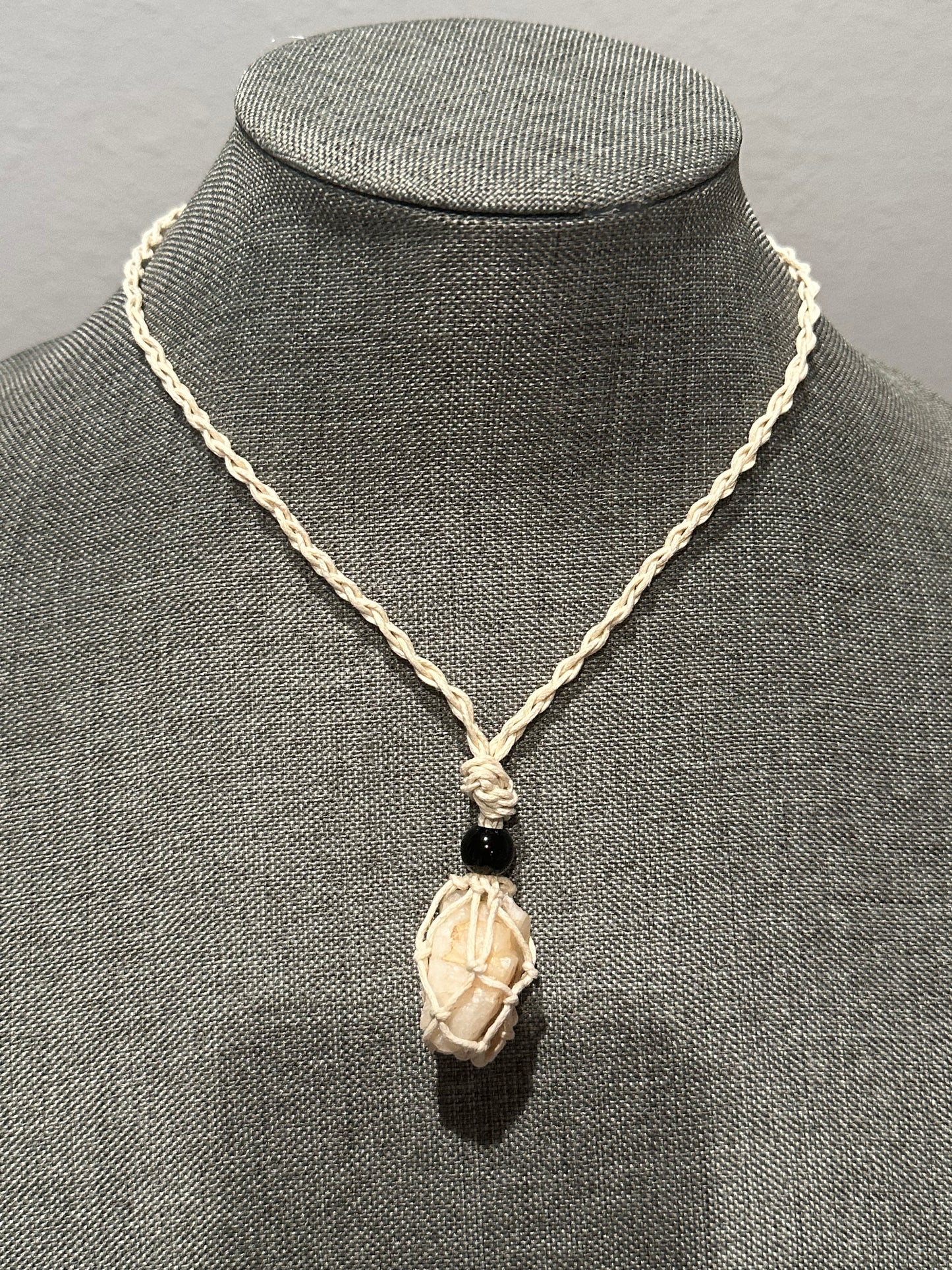 Pure Raw Quartz Necklace (Larger stone)