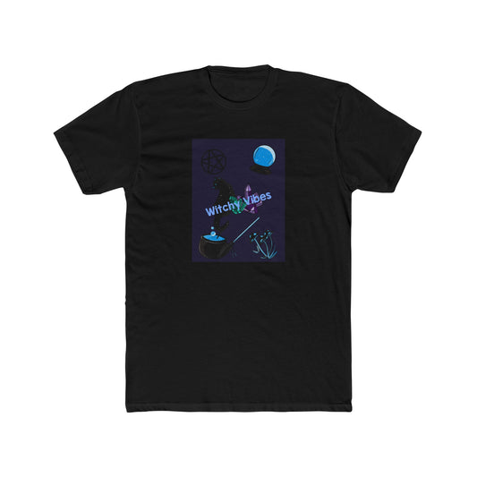 Witchy Vibes Unisex Cotton Crew Tee