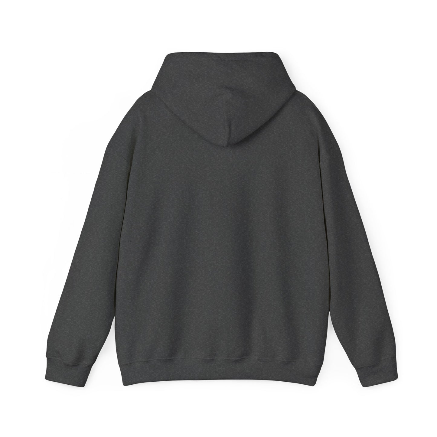 Black Minimalist Hoodie — Subtle Embroidered Script Pullover