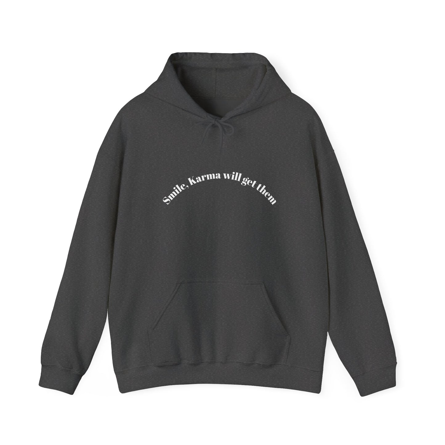 Black Minimalist Hoodie — Subtle Embroidered Script Pullover