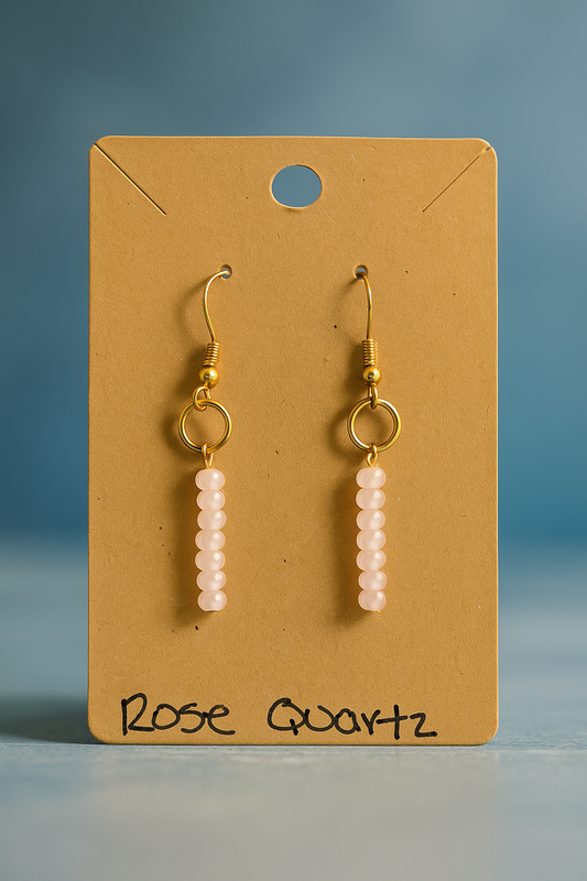 Rose Quartz Earrings